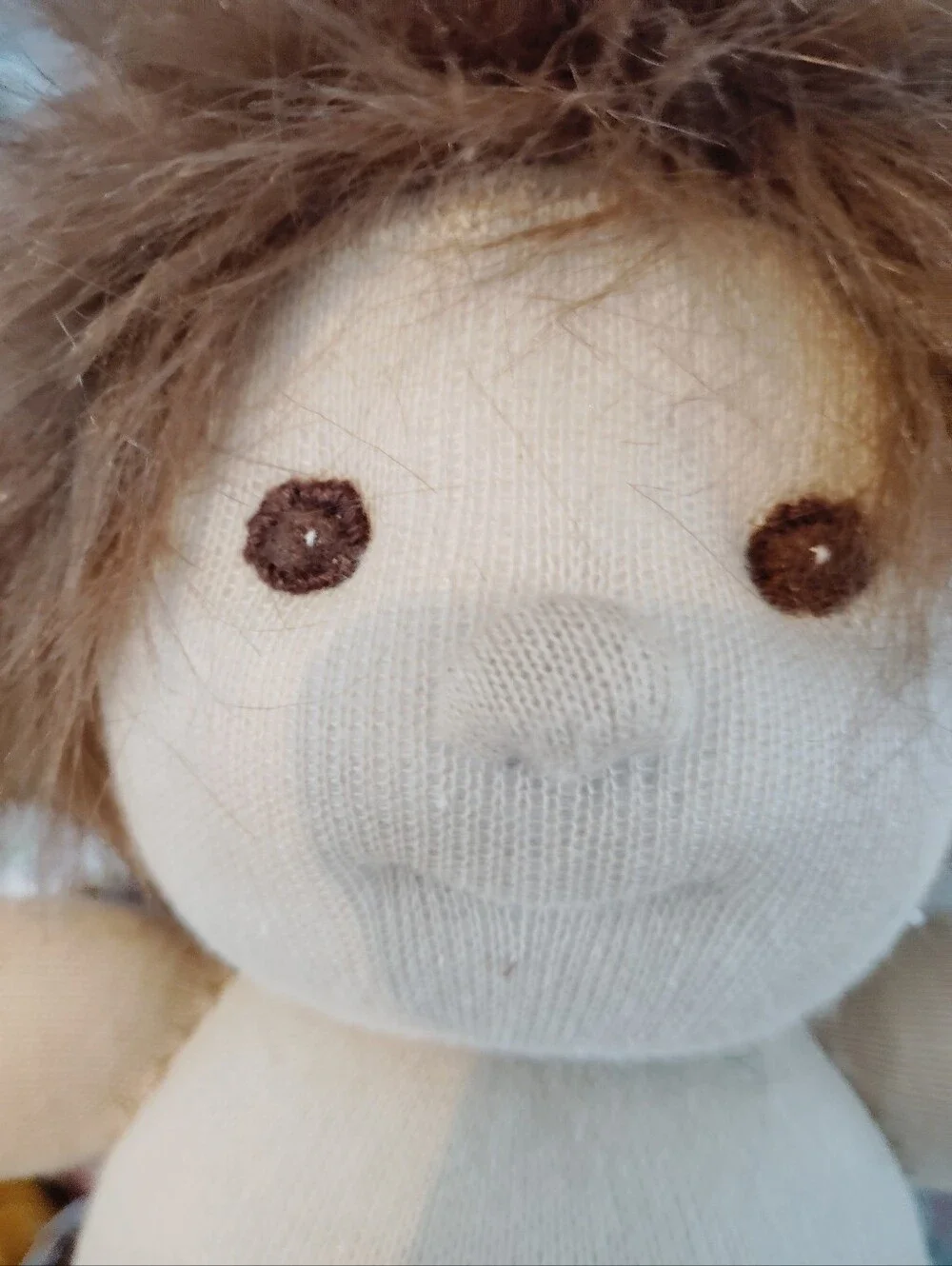 Original Lali Doll Baby All Cotton Natural Doll Signed By Artist Commissioned